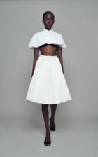 Moda Operandi Emilia Wickstead Lily Pleated Cotton Skirt