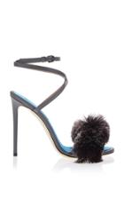 Marco De Vincenzo Fringe High Heel Sandal