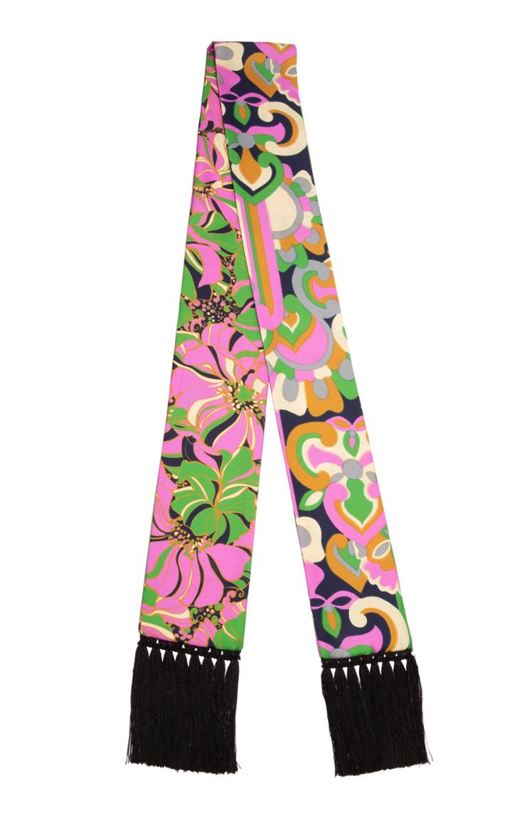 La Doublej Flapper Tight Silk Double Scarf