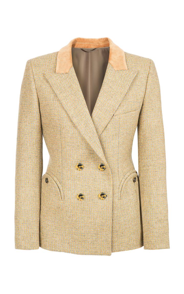 Moda Operandi Blaz Milano Marigold Charmer Gabardine Blazer