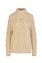 Giuliva Heritage Collection Prisca Linen Cable Knit Sweater