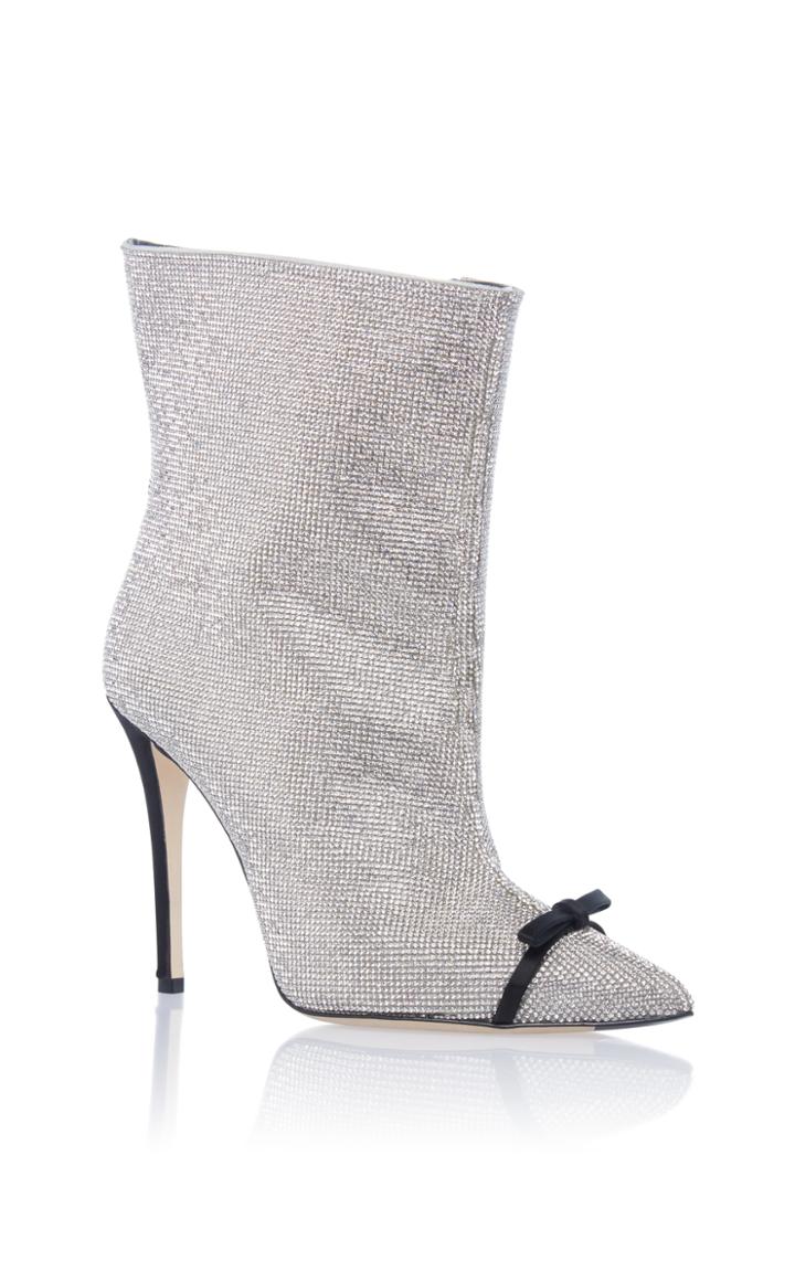 Marco De Vincenzo Crystal High Heel Bootie