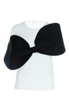 Johanna Ortiz Piper Contrast Bow Front Top
