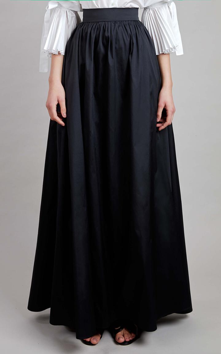 Moda Operandi Elie Saab Taffeta Midi Skirt