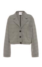 Telfar Cropped Crepe Blazer