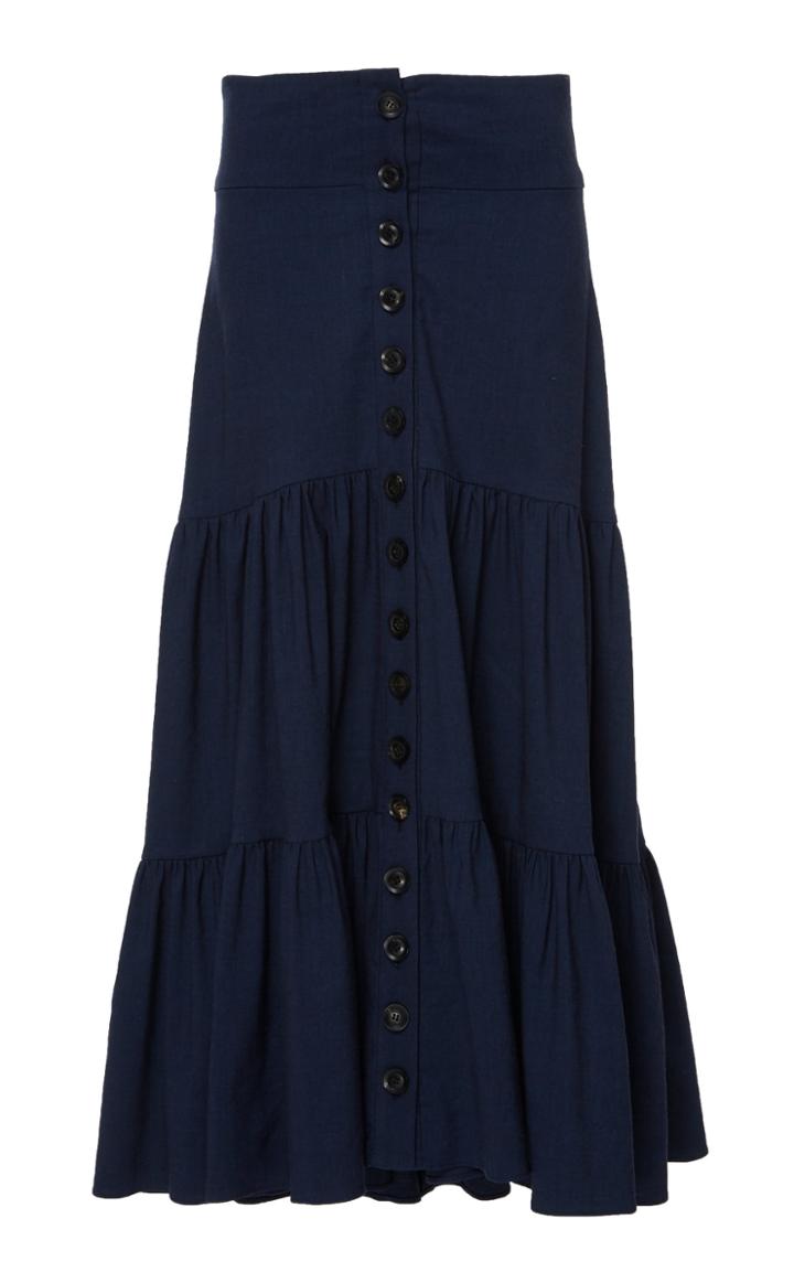 Marissa Webb Malika Linen Maxi Skirt