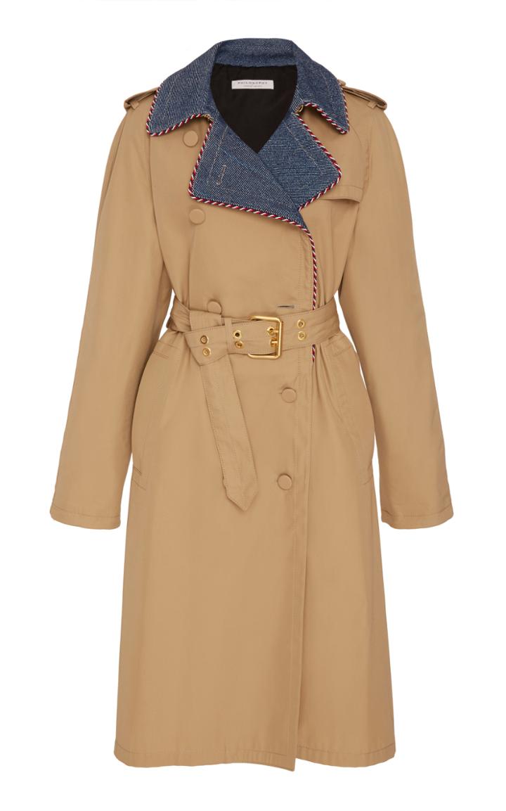 Philosophy Di Lorenzo Serafini Rope Trench Coat