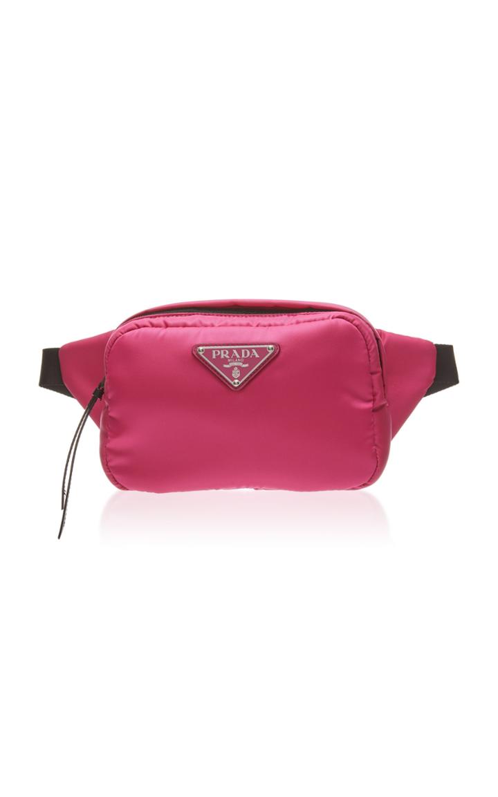 Prada Leather-trimmed Nylon Belt Bag