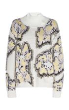 3.1 Phillip Lim Fil Coupe Abstract Daisy Sweater