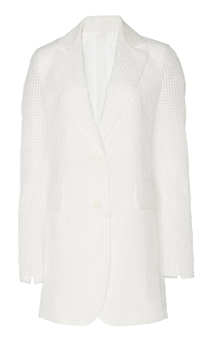 Akris Lapel Collar Cotton-blend Jacket