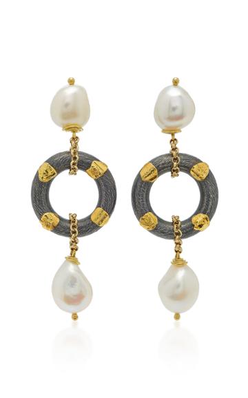 Grazia & Marica Vozza Silver Circle Earrings
