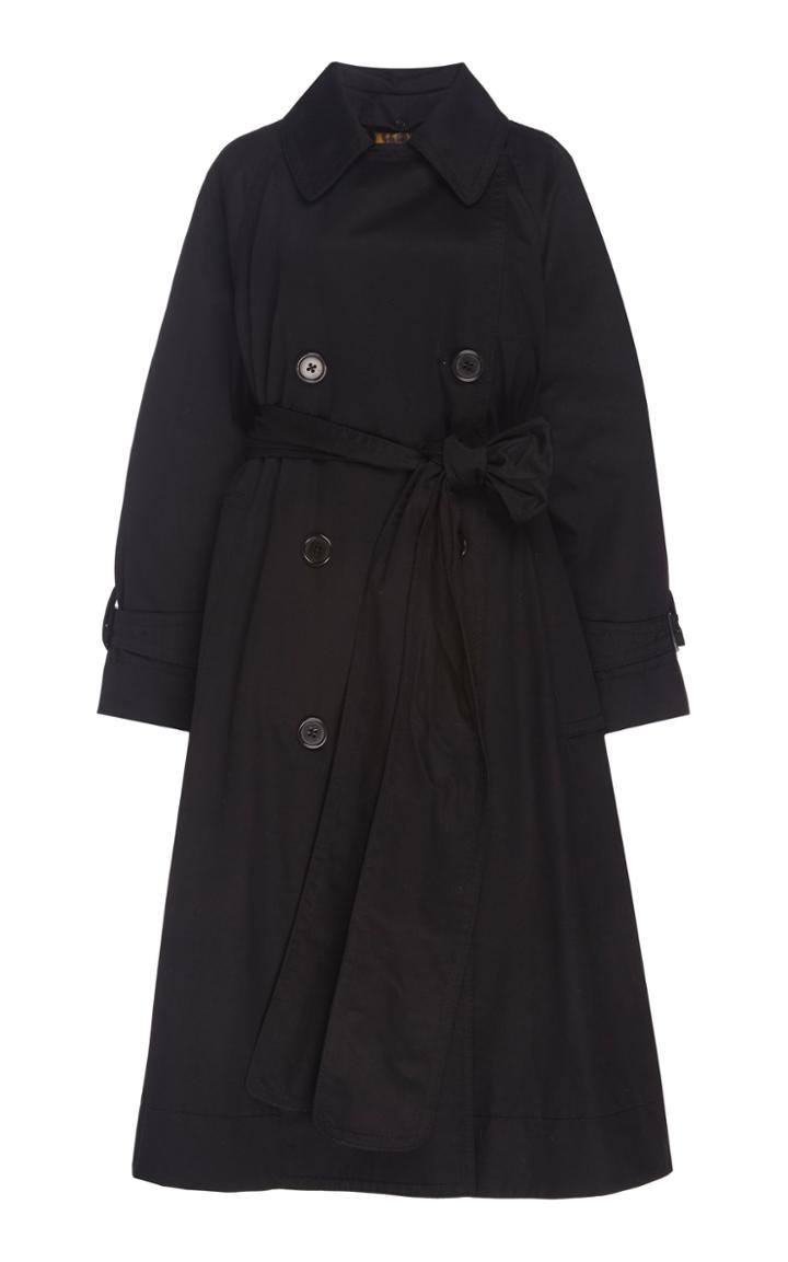 Marc Jacobs Collared Belted Cotton Trench Coat