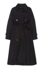Marc Jacobs Collared Belted Cotton Trench Coat