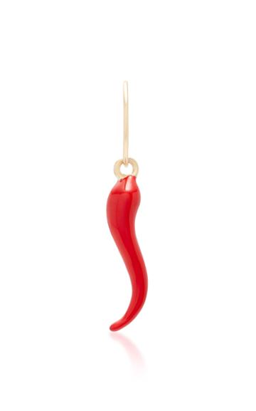 Pili Restrepo Pilichili 10k Gold Enamel Earring