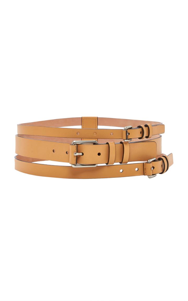 Michael Kors Collection Multi Roller Buckle Belt