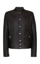 Lanvin Leather Bomber Jacket Size: 48