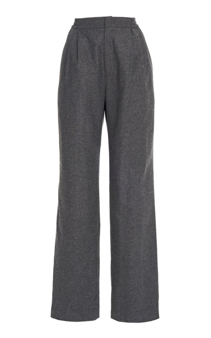 Rosie Assoulin Wowzer Wool-blend Straight-leg Pants