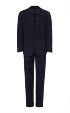 Ring Jacket Balloon Plaid Wool-cotton Seersucker Suit