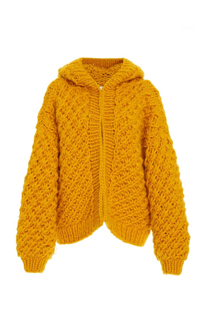 I Love Mr. Mittens Daisy Hooded Wool Bomber