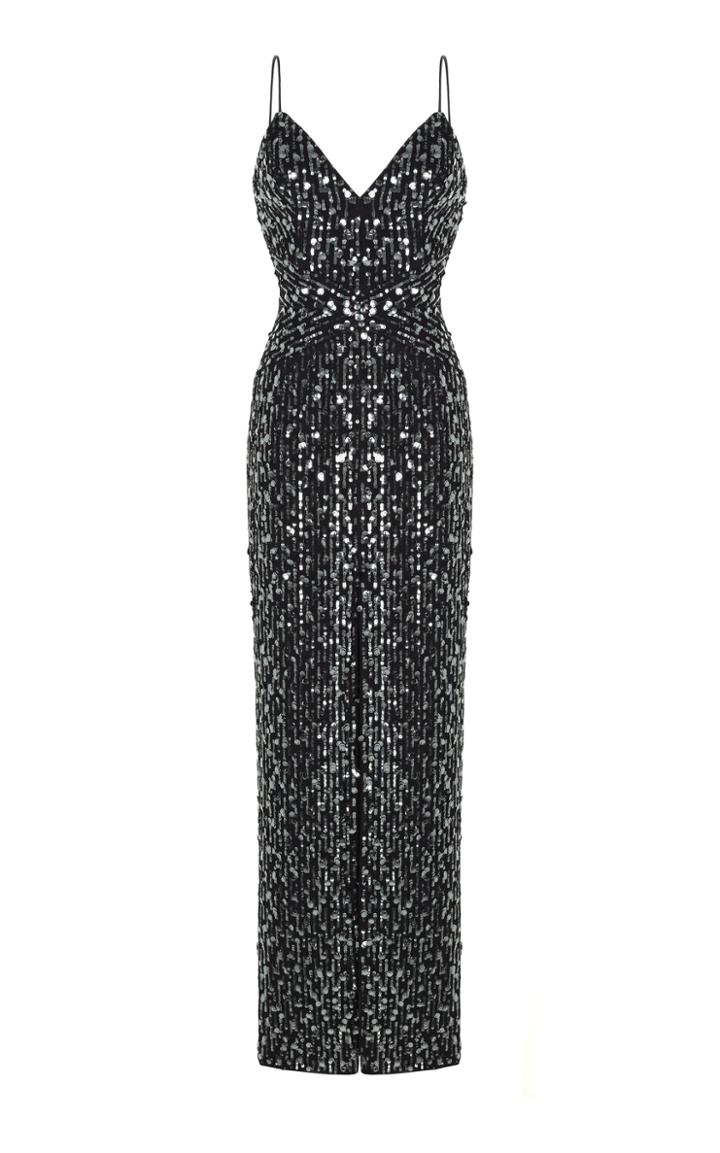 Moda Operandi Rasario Sleeveless Sequined Dress