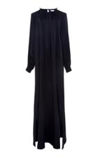 Rosetta Getty Cutout-shoulder Crepe Gown