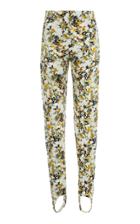 Silvia Tcherassi Patterned Fresia Silk Leggings