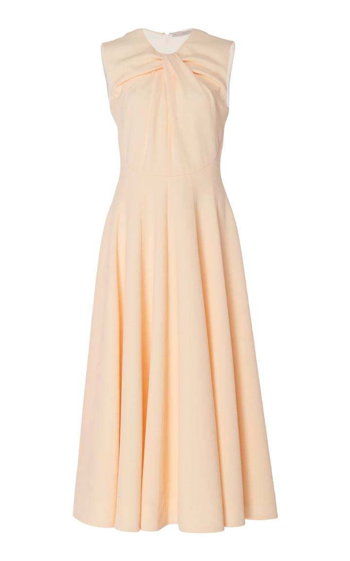 Emilia Wickstead Meryl Sleeveless Chiffon Midi Dress
