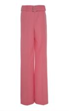 Akris Belted Wool Wide-leg Pants