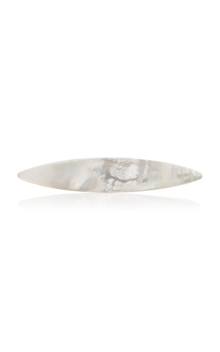 Lorenzi Milano Oblong Mother-of-pearl Hair Clip