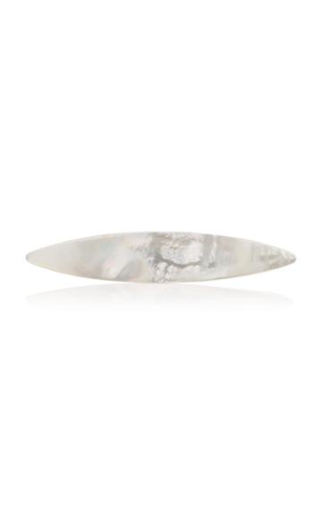 Lorenzi Milano Oblong Mother-of-pearl Hair Clip