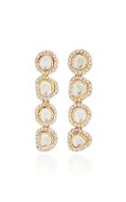 Sanjay Kasliwal Raj 18k Gold And Diamond Chandbali Earrings