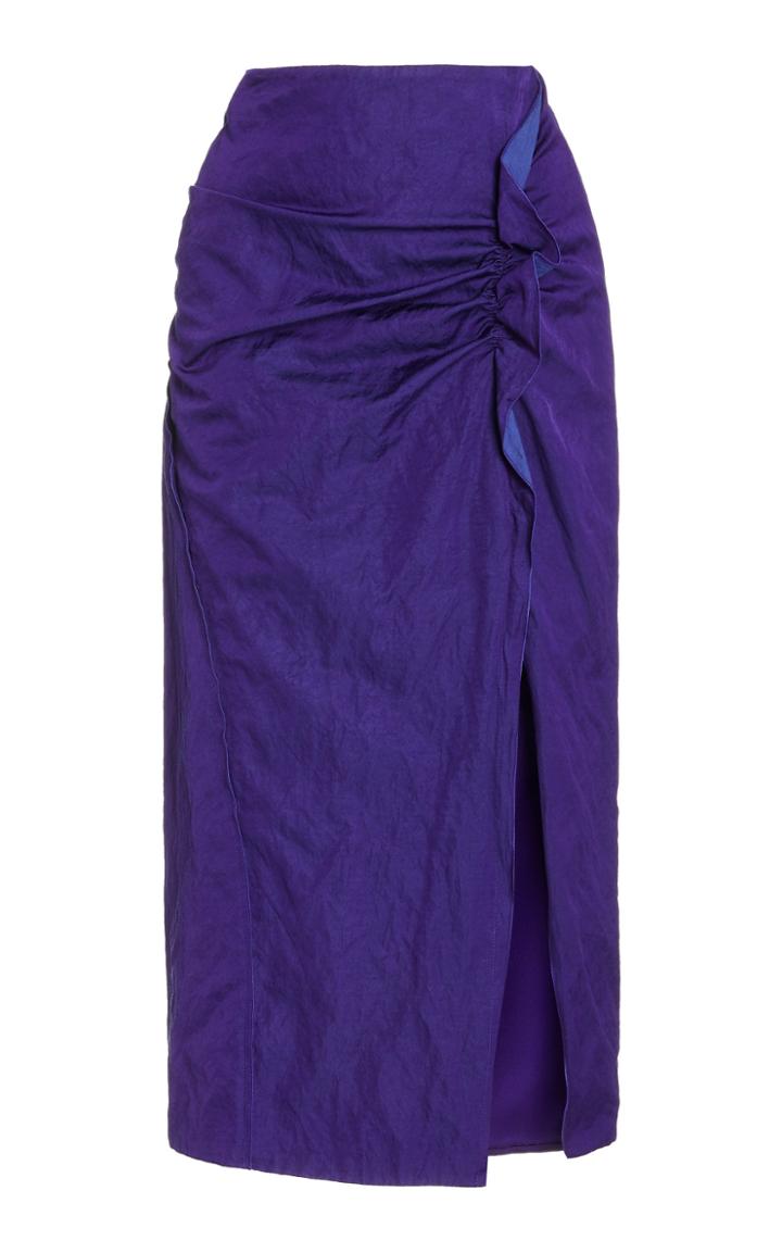 Moda Operandi Jason Wu Collection Ruched Sateen Skirt