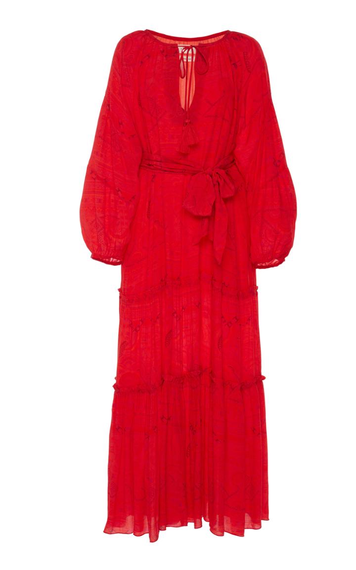Chufy Huancayo Broadcloth Maxi Dress