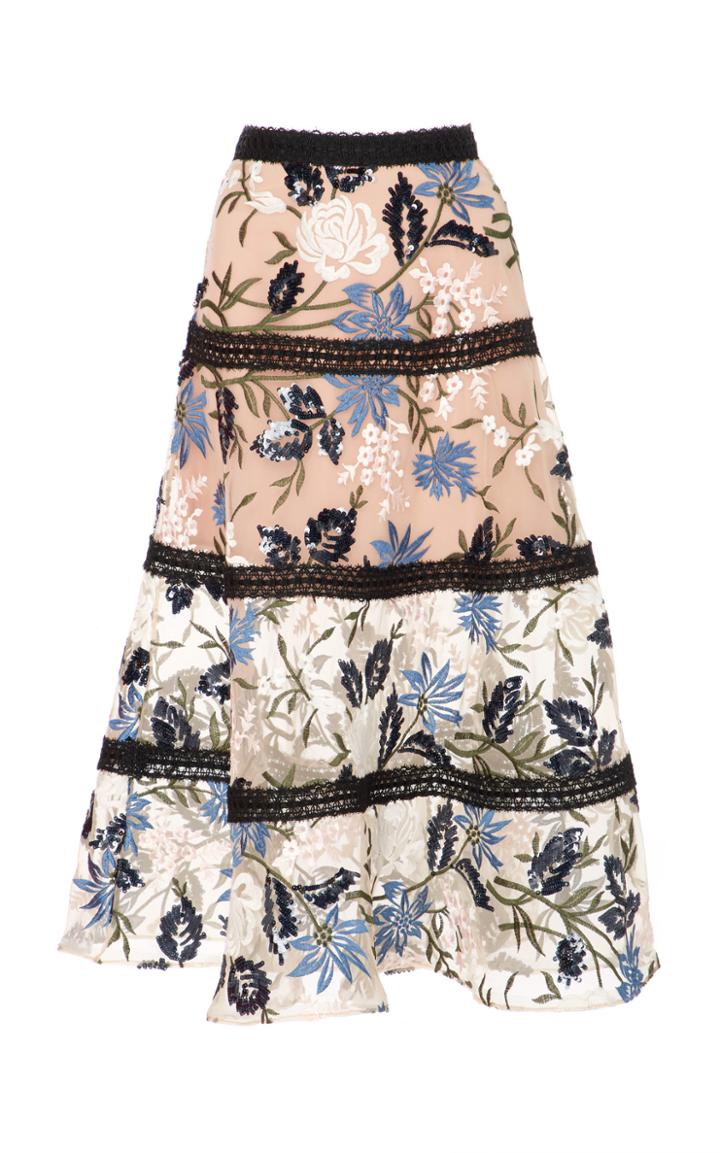 Alexis M'o Exclusive Dayla A Line Midi Skirt