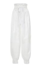 Moda Operandi White Story Anouk Silk-satin Tapered Pants Size: 6