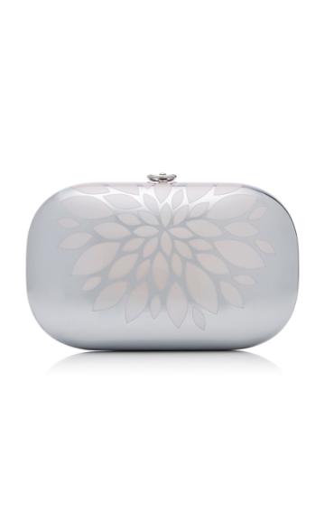 Jeffrey Levinson Elina Mirrored Aluminum Clutch