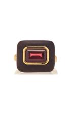 Maria Canale 18k Gold And Wood Ring