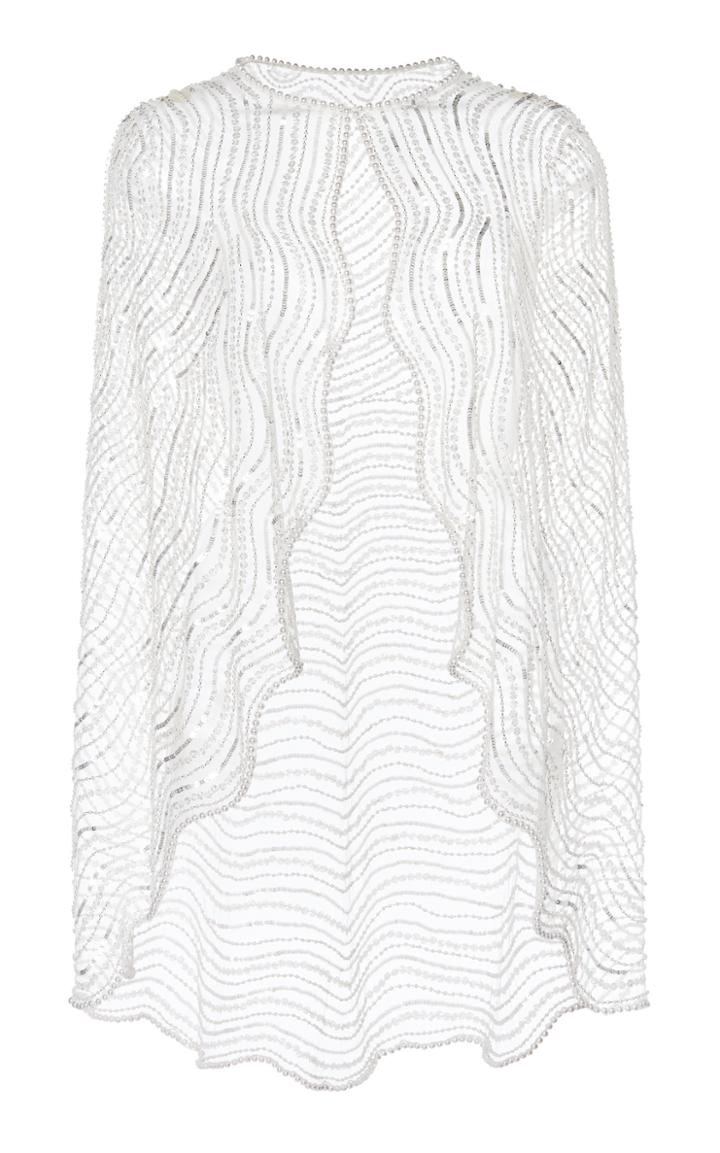 Moda Operandi Jenny Packham Sequined Cape Size: S