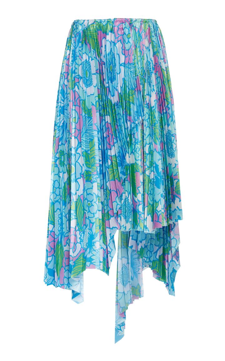 Richard Quinn Pleated Skirt