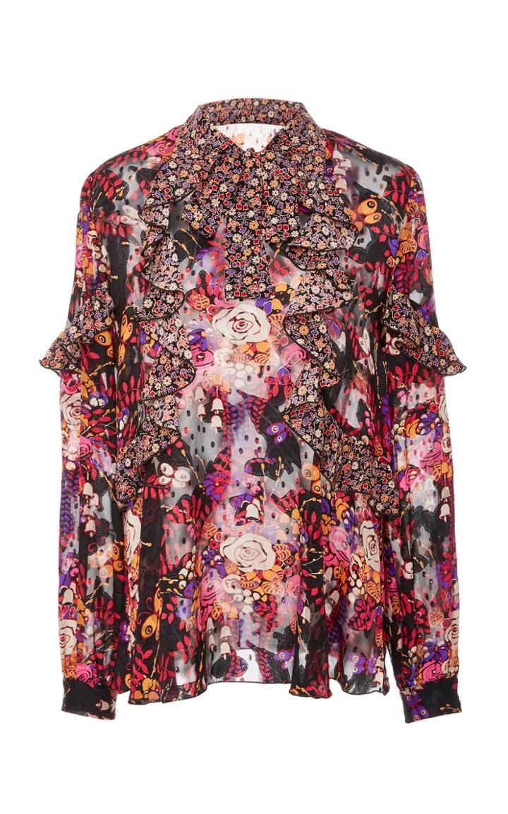 Anna Sui Butterflies And Bells Top
