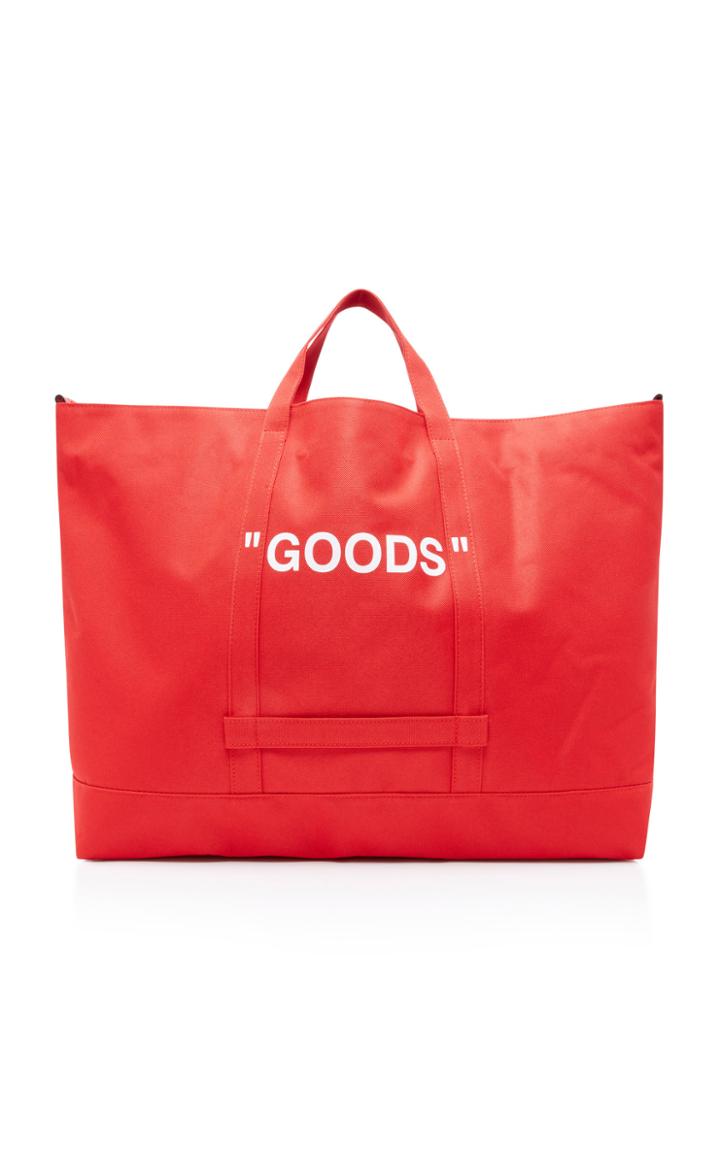 Off-white C/o Virgil Abloh Printed Canvas Tote Bag