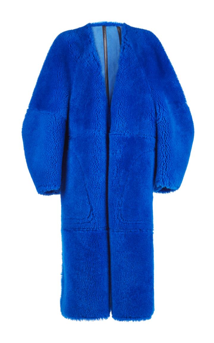 Roksanda Reversible Coat With Drape Sleeves
