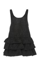 Ryan Lo Rose Jacquard Mini Dress