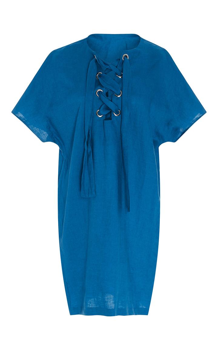 Mara Hoffman Lace Up Mini Dress