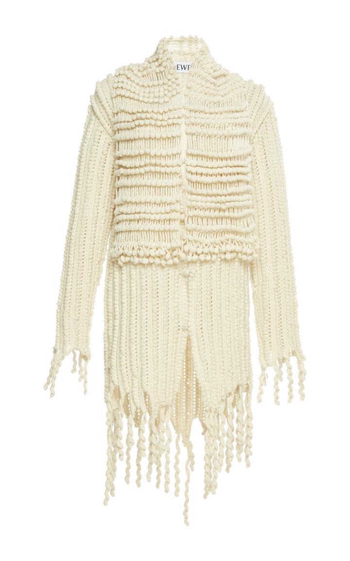 Loewe Handknit Crochet Cardigan