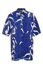 Double Rainbouu Blue Med Short Sleeve Hawaiian Shirt