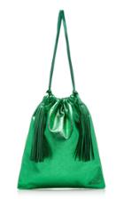 Moda Operandi Attico Metallic Leather Pouch