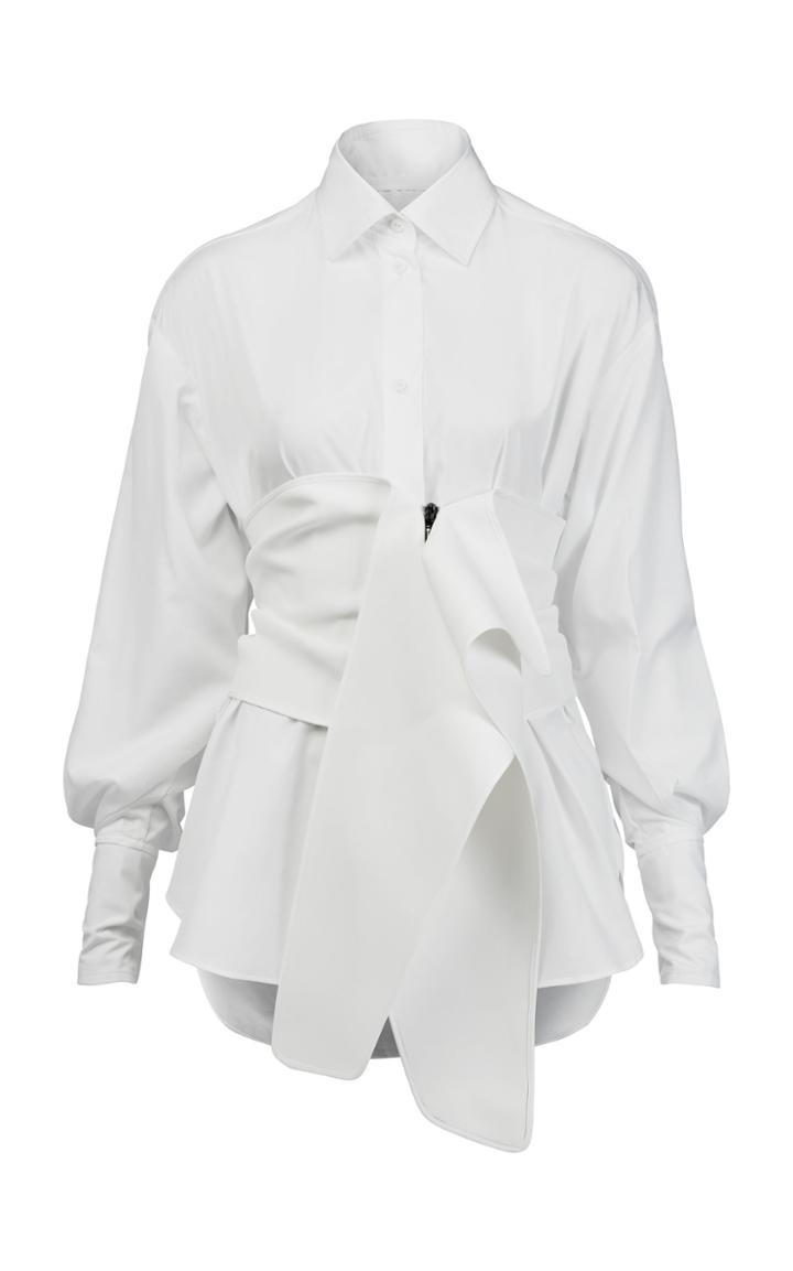 Maticevski Faithful Collared Shirt With Cummerbund