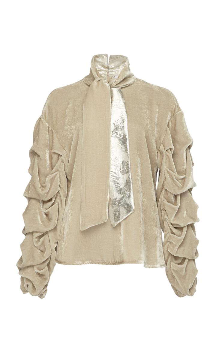 Eleanor Balfour June Ruched Sleeve Blouse