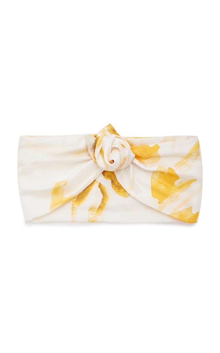 Cult Gaia Knotted Silk Headband